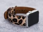 Leopard Print Leather Band for Fitbit Versa & Sense — detail 3