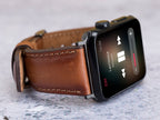 Classic Brown Leather Band for Samsung Galaxy Watch — detail 4