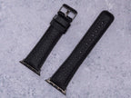 Classy Black Leather Band for Apple Watch – detail 4