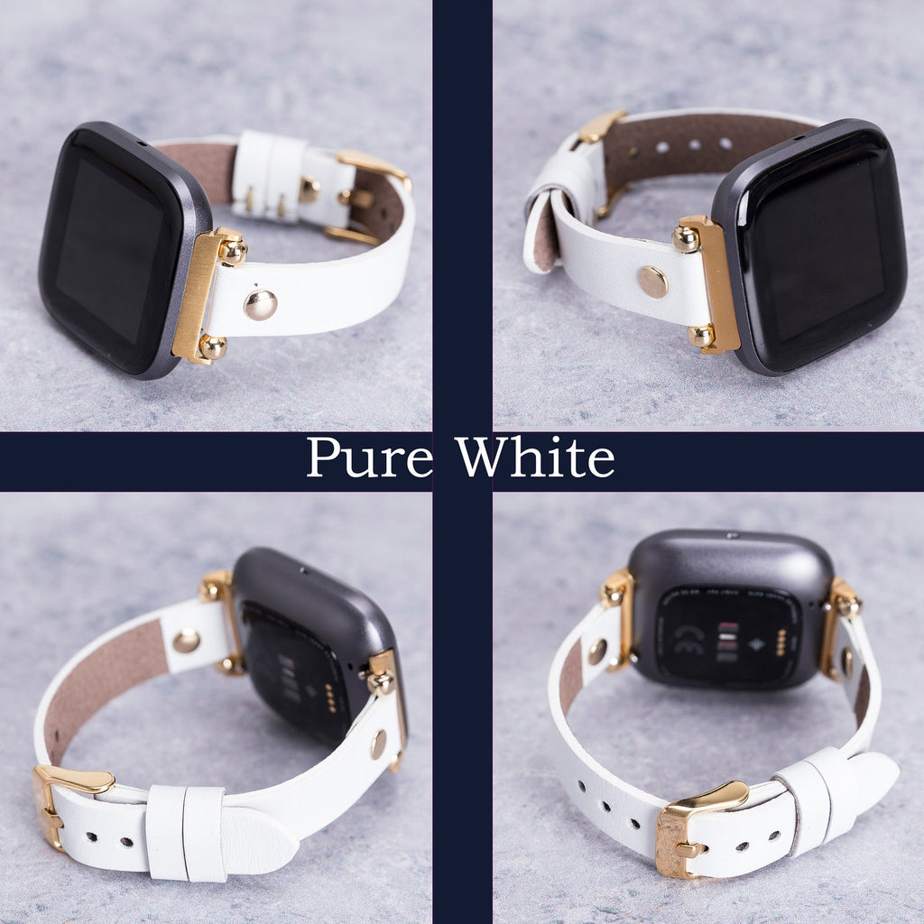 Thin Rivet Leather Band for Fitbit Charge — detail 4