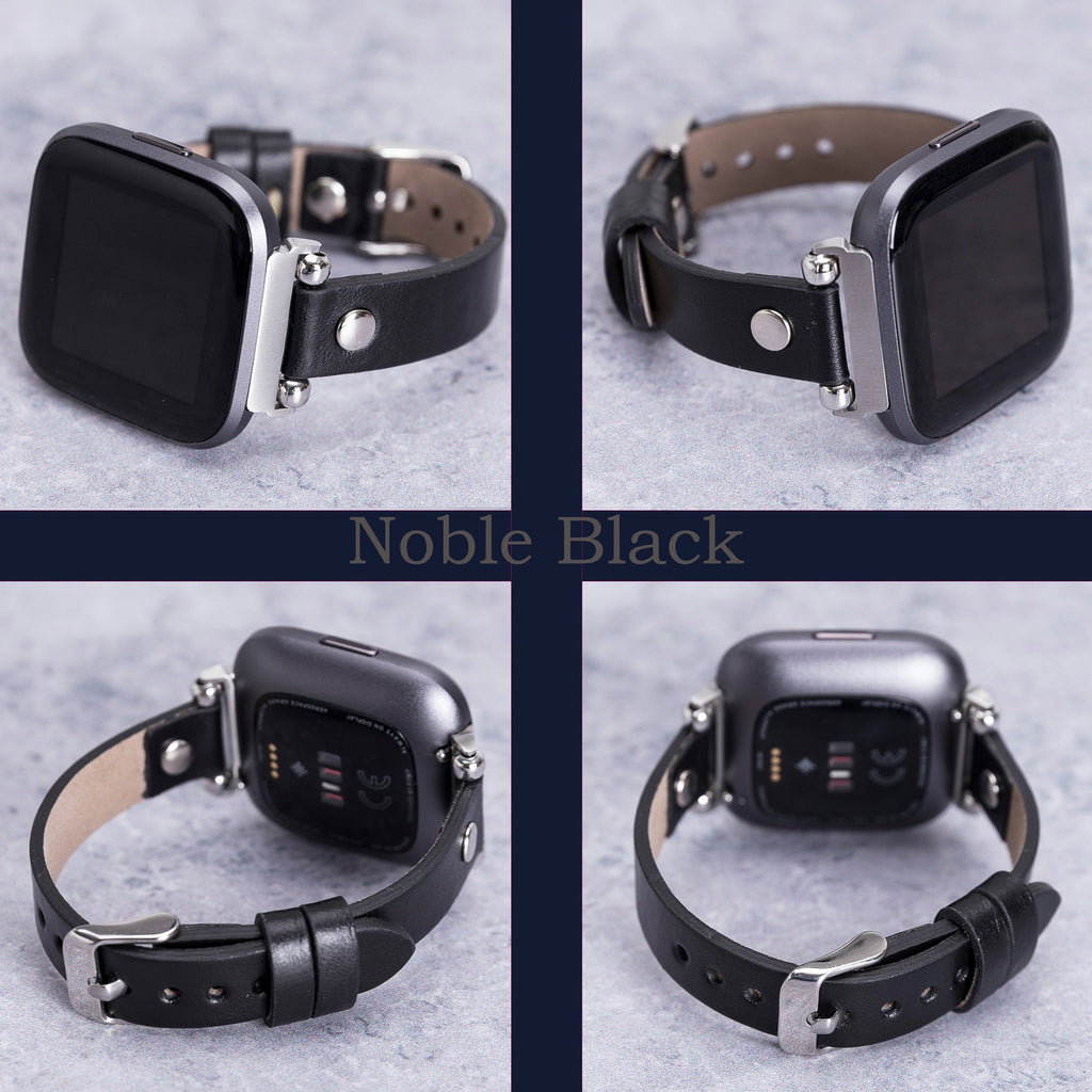 Thin Rivet Leather Band for Fitbit Charge — detail 5
