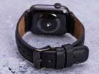 Black Leather Band for Suunto Watches — detail 1