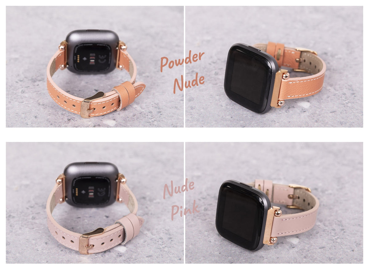 Slim Stitched Leather Band for Fitbit Charge — detail 5