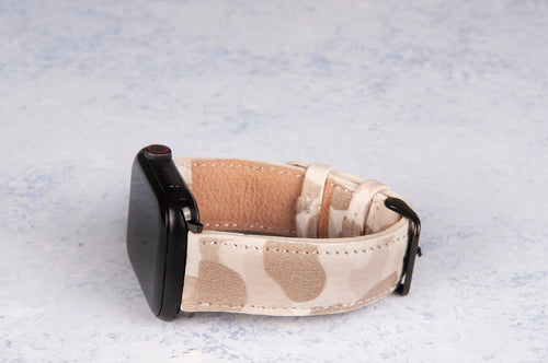 Camouflage Leather Band for Apple Watch – detail 1