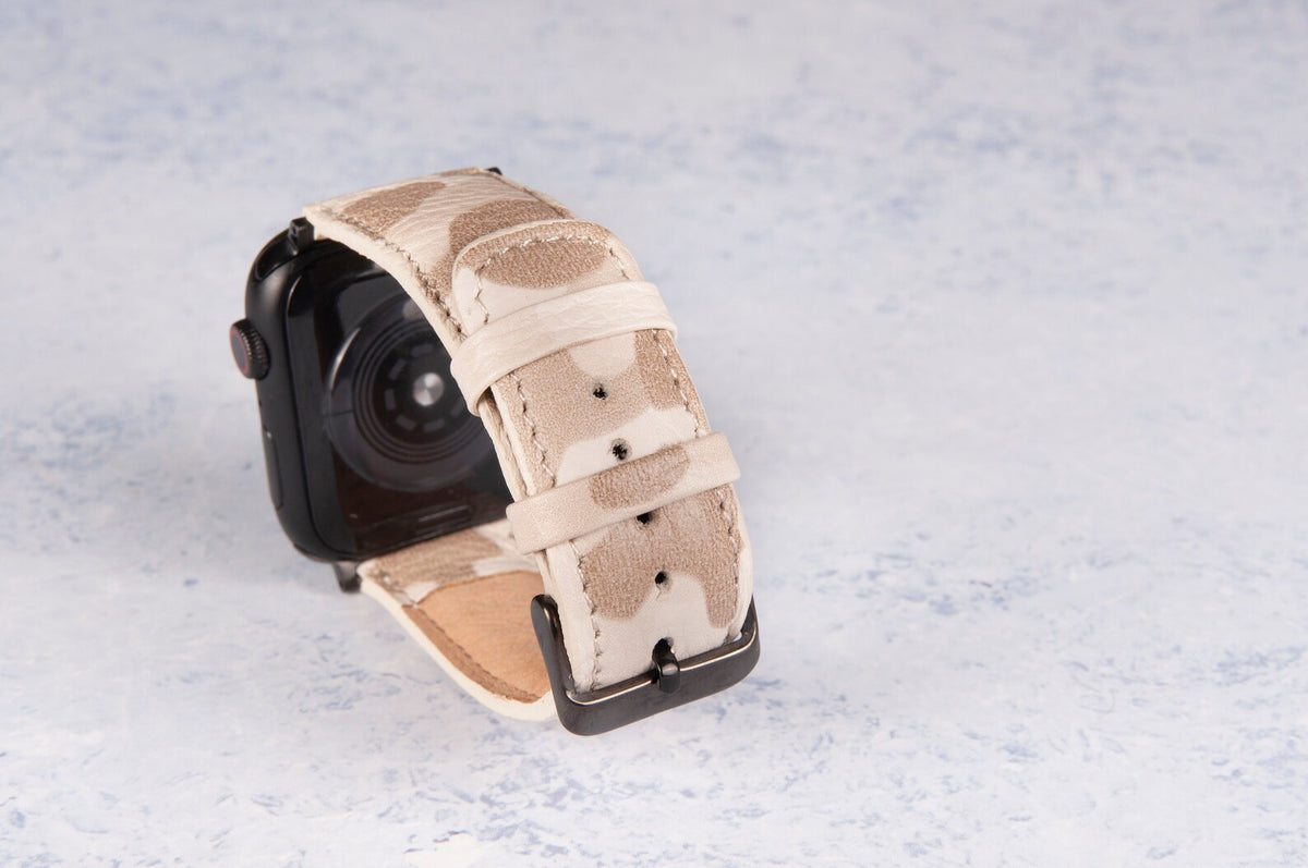Camouflage Leather Band for Apple Watch – detail 4