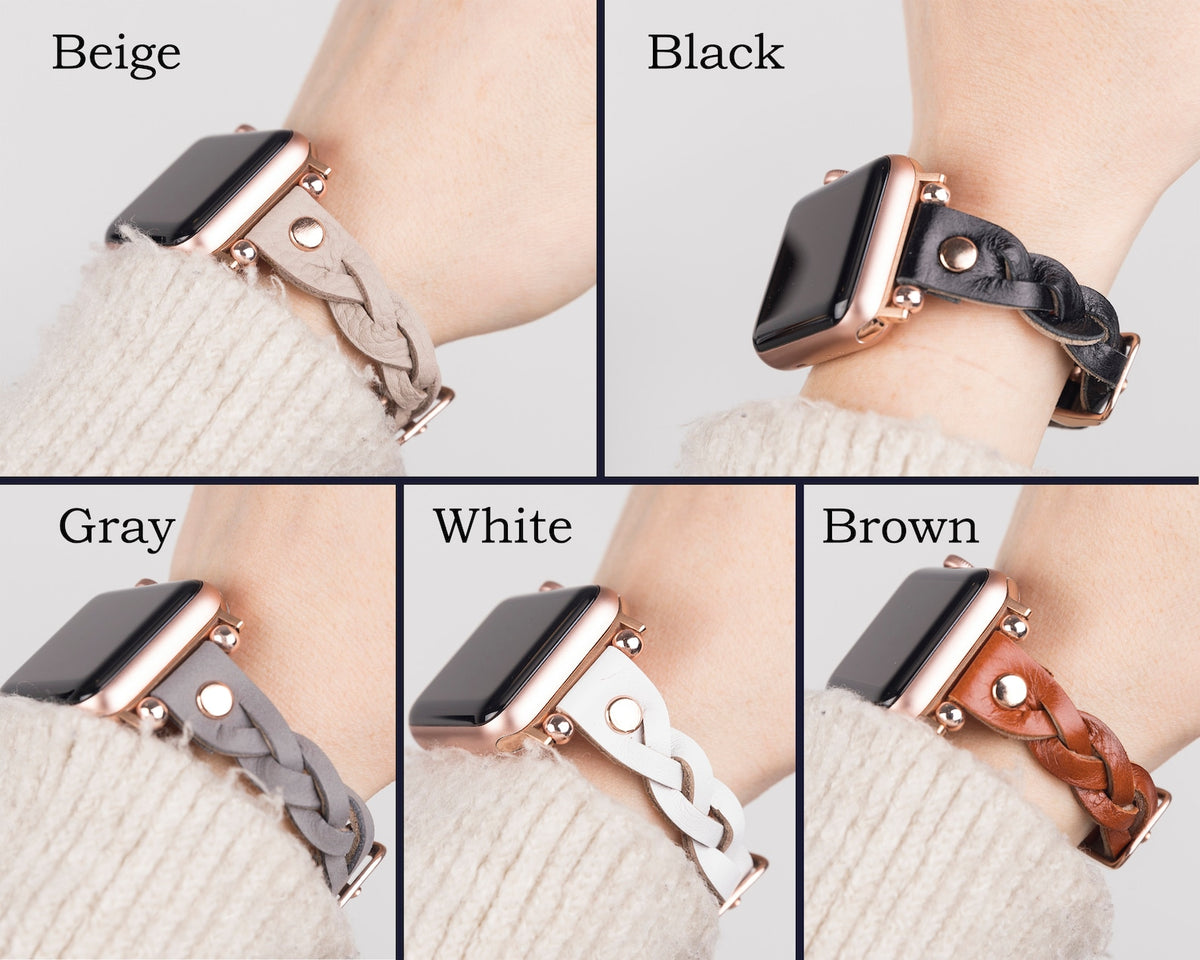 Braided Leather Band for Fitbit Charge — detail 1