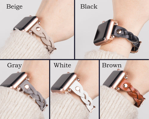 Braided Leather Band for Fitbit Charge — detail 1
