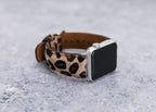 Leopard Print Leather Band for Fitbit Versa & Sense — detail 4