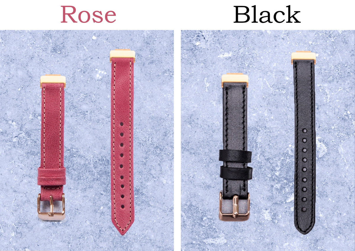 Stitched Leather Band for Fitbit Luxe — detail 4