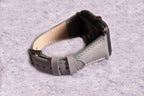 Slim Gray Leather Band for Apple Watch — detail 5