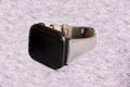Slim Gray Leather Band for Apple Watch — main product photograph