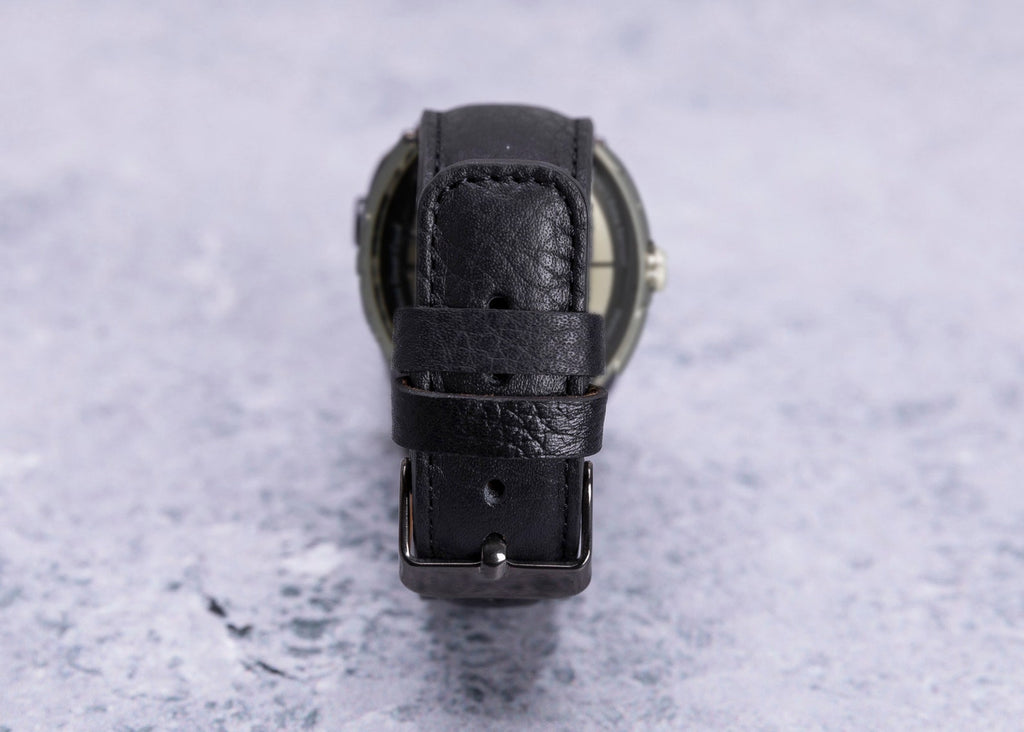 Soft Black Leather Band for Google Pixel Watch — detail 1