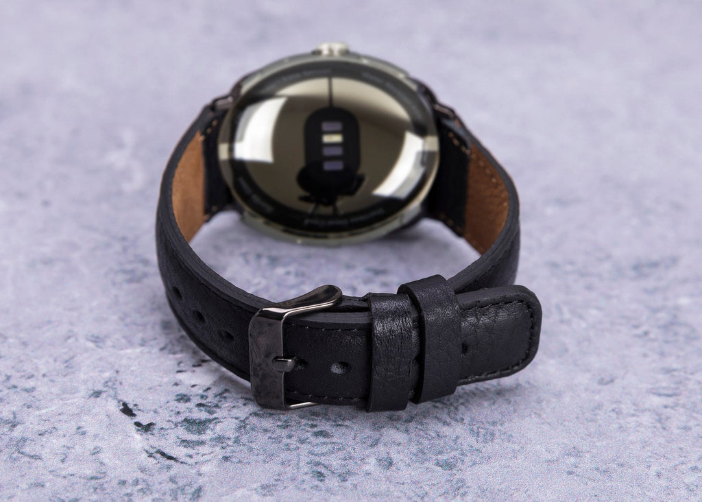 Soft Black Leather Band for Google Pixel Watch — detail 3