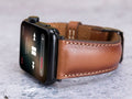 Classic Brown Leather Band for Samsung Galaxy Watch — main product photograph