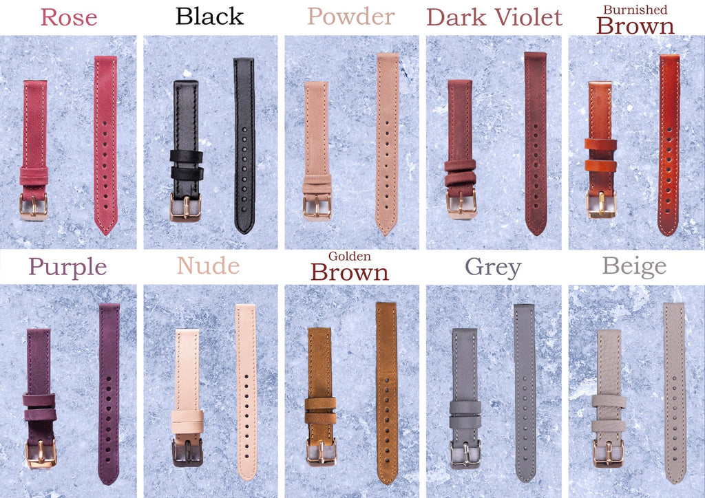 Stitched Leather Band for Garmin Lily 2 — detail 4