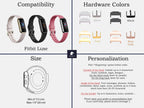 Stitched Leather Band for Fitbit Luxe — detail 2